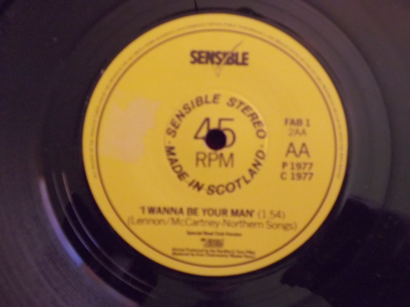 The Rezillos – I can´t stand my baby / I wanna be your man (7″-Single), Bild 2
