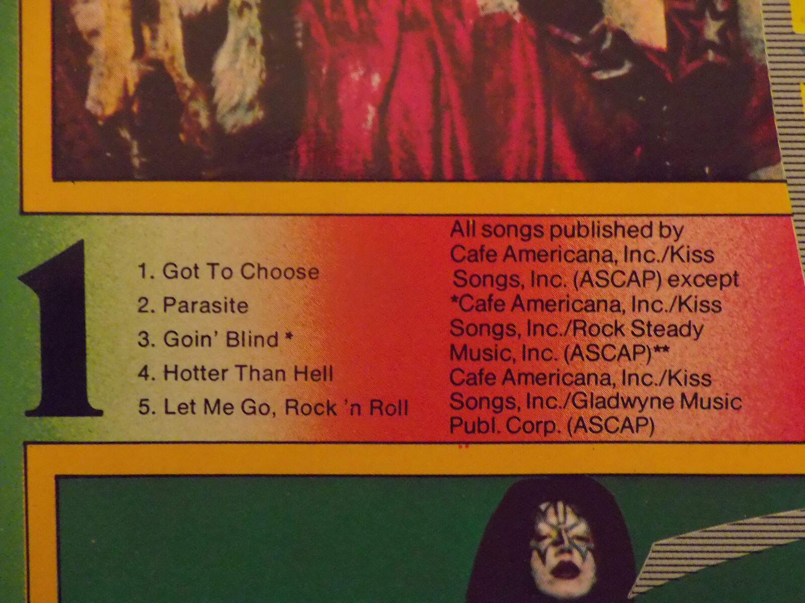 Kiss – Hotter than hell | LP, Casablanca Records 6399 058, Bild 3