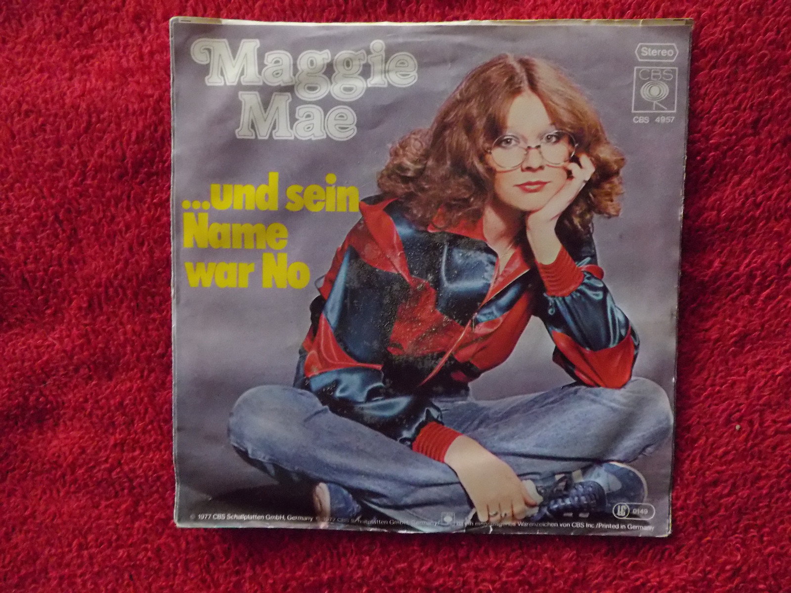 Maggie Mae – .. und sein Name war No / Dann bist du allein mit ihm | CBS Records S 4957, Bild 2