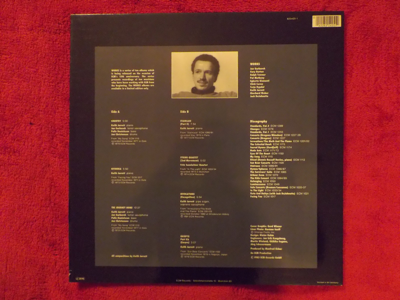 Keith Jarrett – Works | ECM Records ECM 825425-1, LP, Deutschland 1985, Bild 5