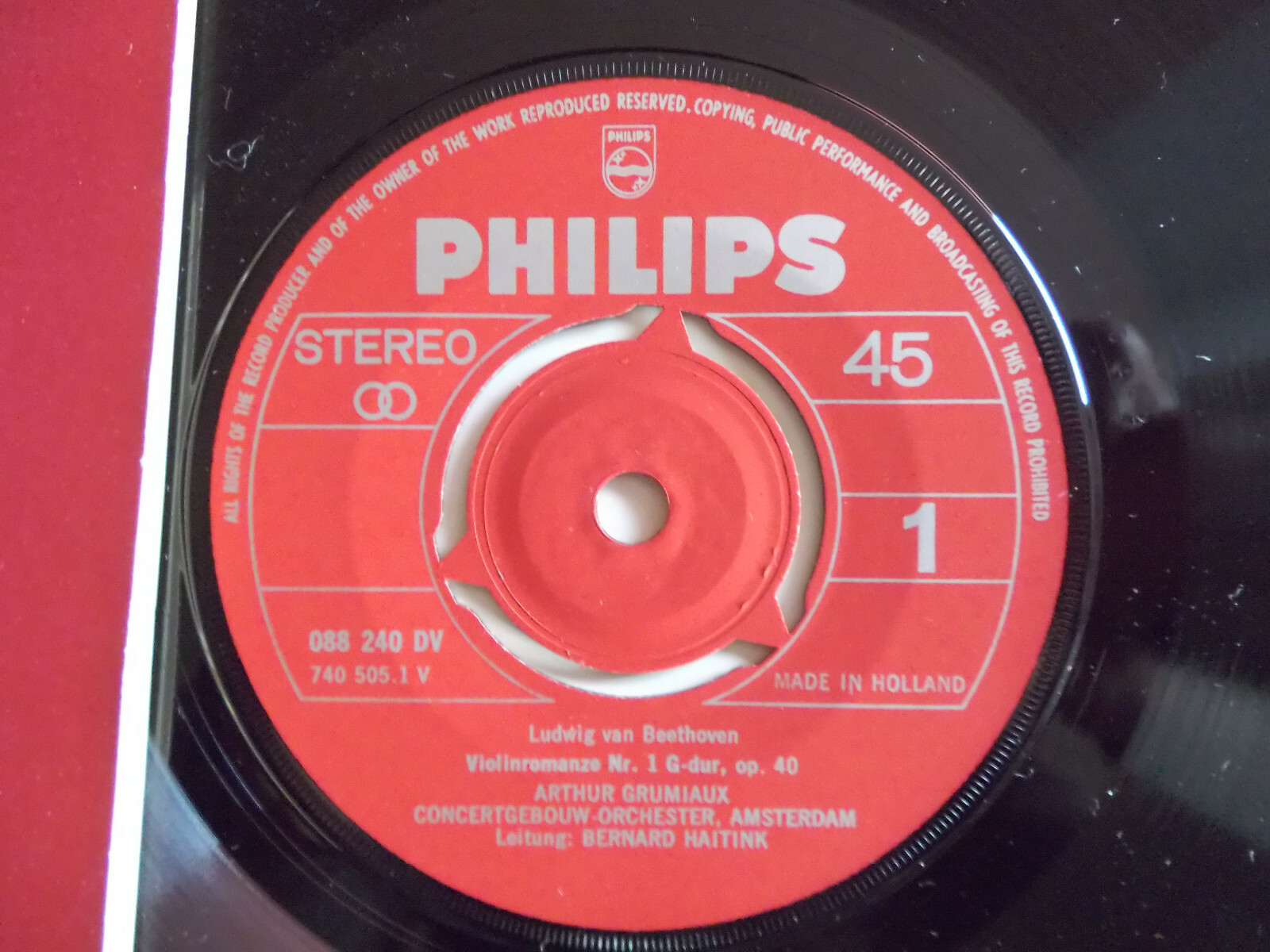 Arthur Grumiaux – Ein Porträt | Philips Records, Single, Bild 2