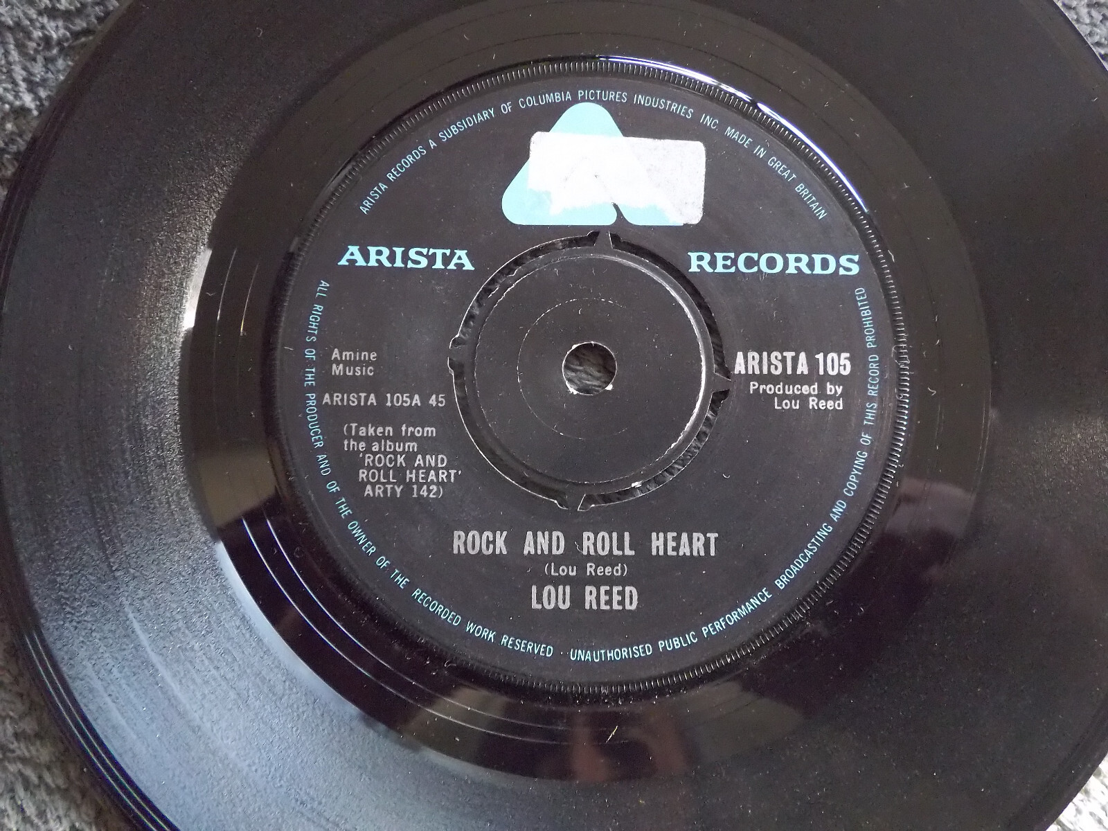 Lou Reed – Rock and Roll Heart / Senselessly Cruel (7″-Single)