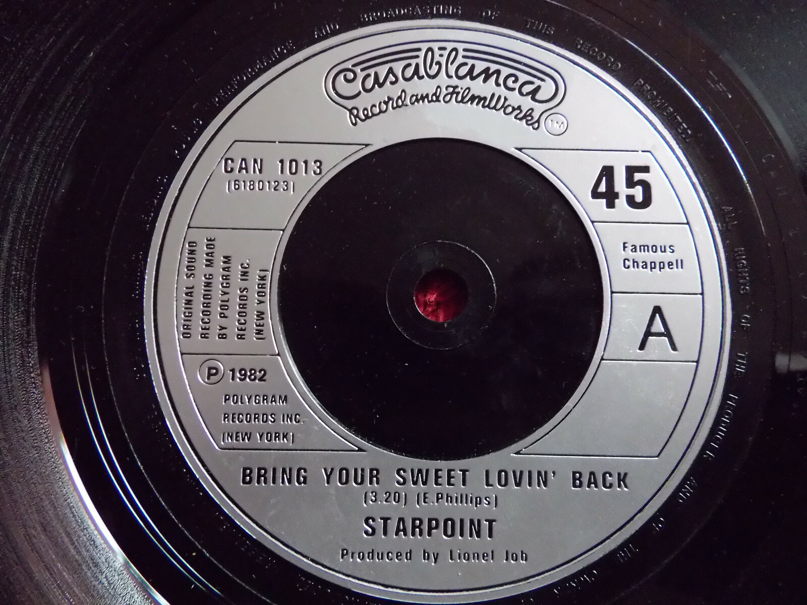 Starpoint – Bring your sweet lovin´ back / I want you closer (Single, 1982)