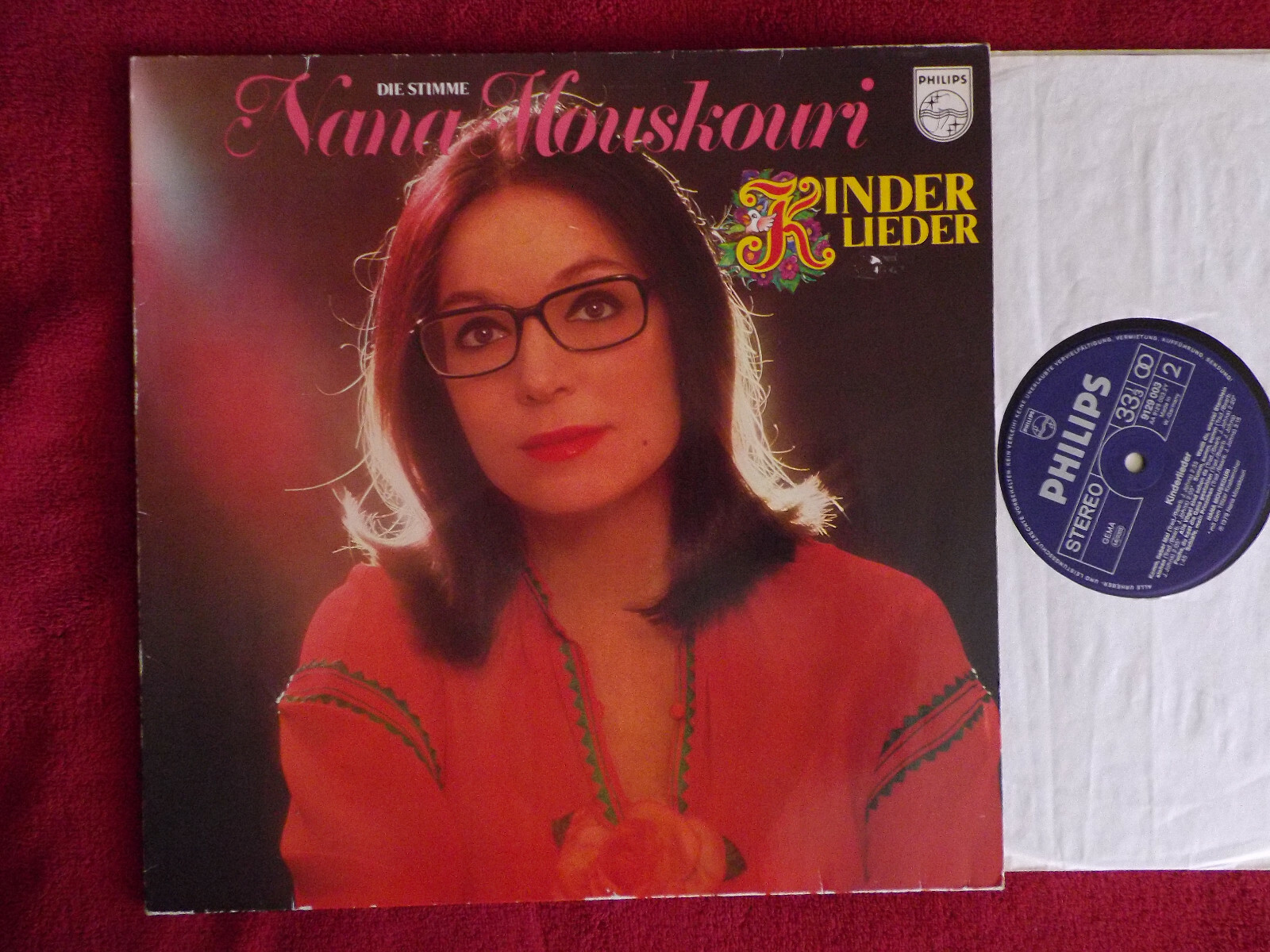 Nana Mouskouri – Kinderlieder (Philips Records, LP, 1979)