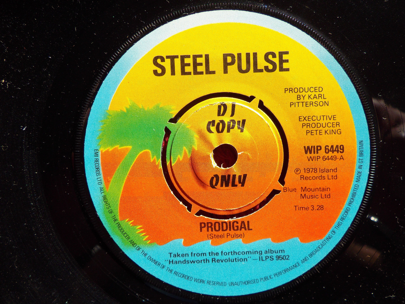 Steel Pulse – Prodigal / Prodigal (Dub), Island Records, WIP 6449, 7″-Single (1978)