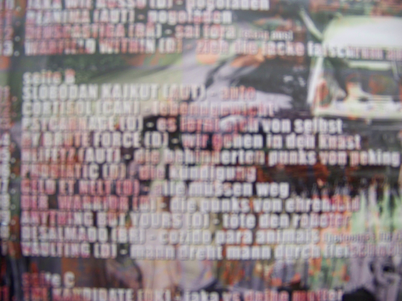 Various Artists – A Tribute to Japanische Kampfhörspiele (D-LP), Bild 3