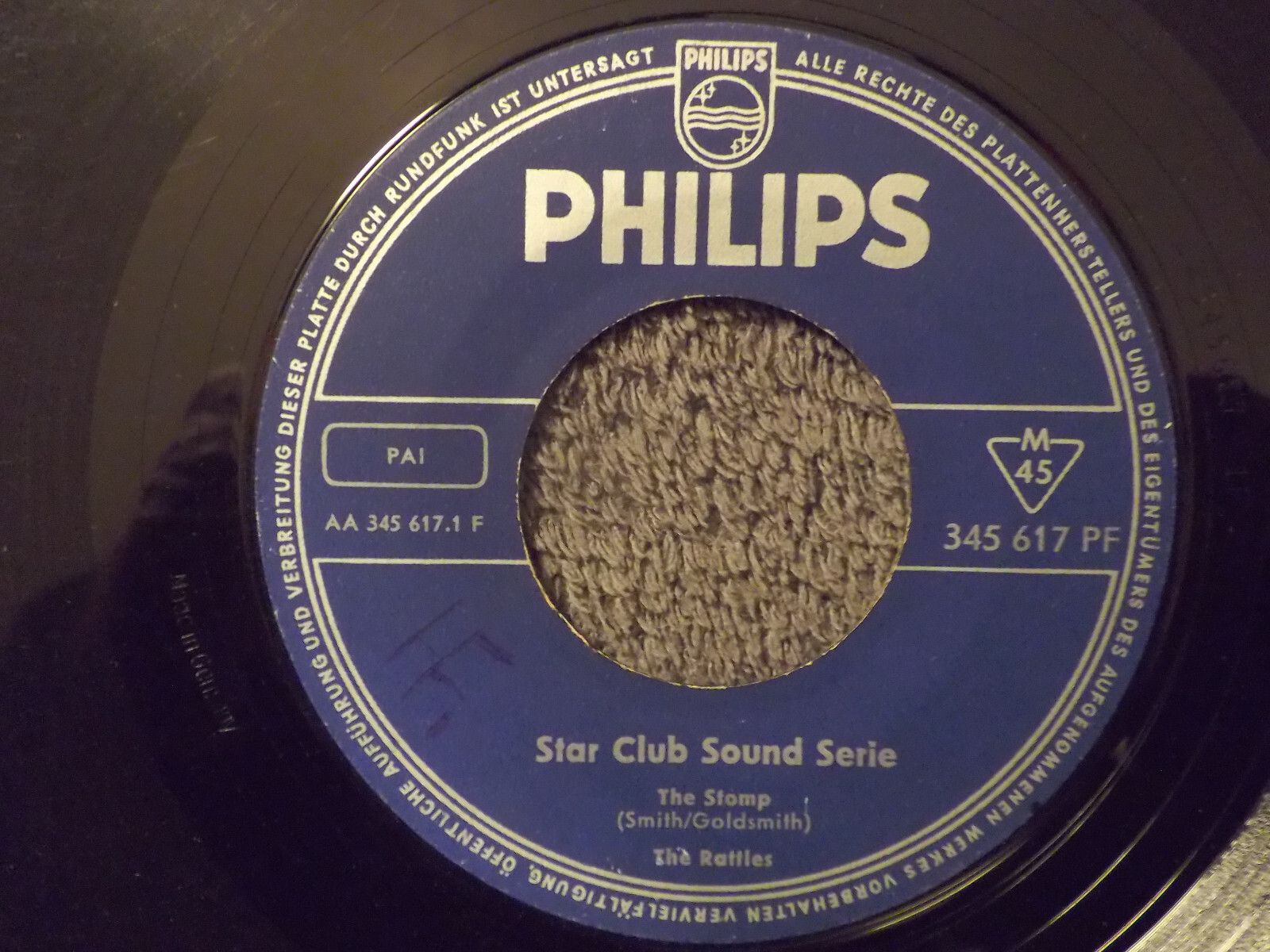 The Rattles – The stomp / Zip-a die doo dah (Philips Star-Club Records, 345 617 PF)