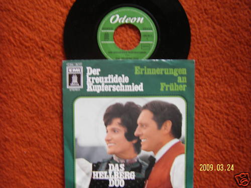 Das Hellberg Duo – Der kreuzfidele Kupferschmied / Erinnerungen an Früher (Odeon Records, 7″-Single)