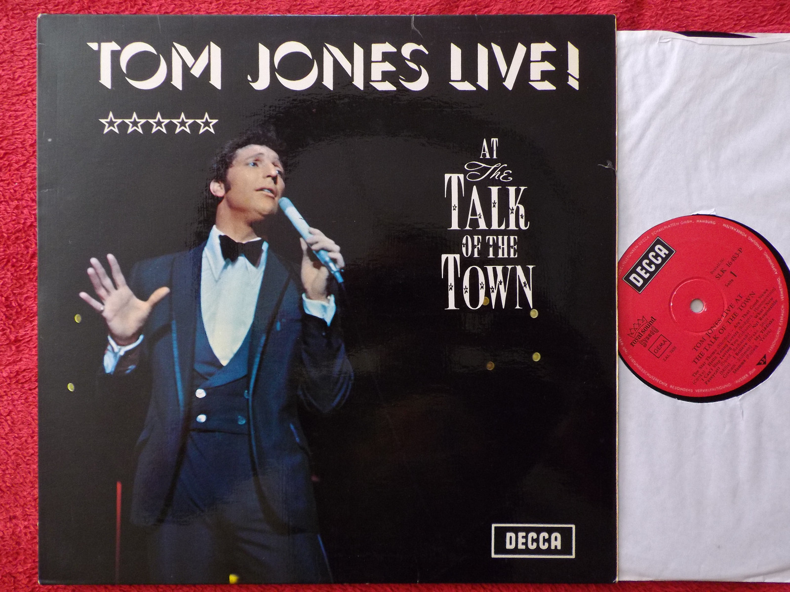 Tom Jones – Live at the Talk of the Town | Decca Records LP