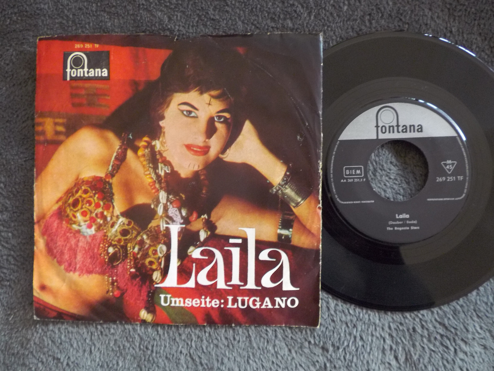 The Regento Stars – Laila / Lugano (Fontana Records, 269 251 TF)