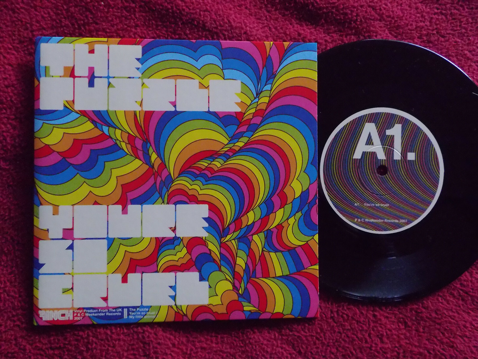 The Puzzle – You´re so cruel / My little animal + My little animal (Skull Juice remix) · 7″ Single