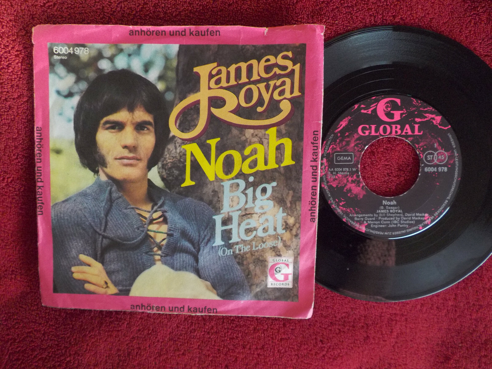 James Royal – Noah / Big Heat (7-Inch-Single)