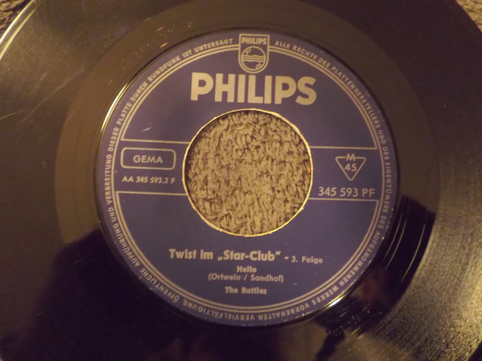 The Rattles – Mashed potatoes / Hello | Philips Star-Club Records, Single, Bild 2