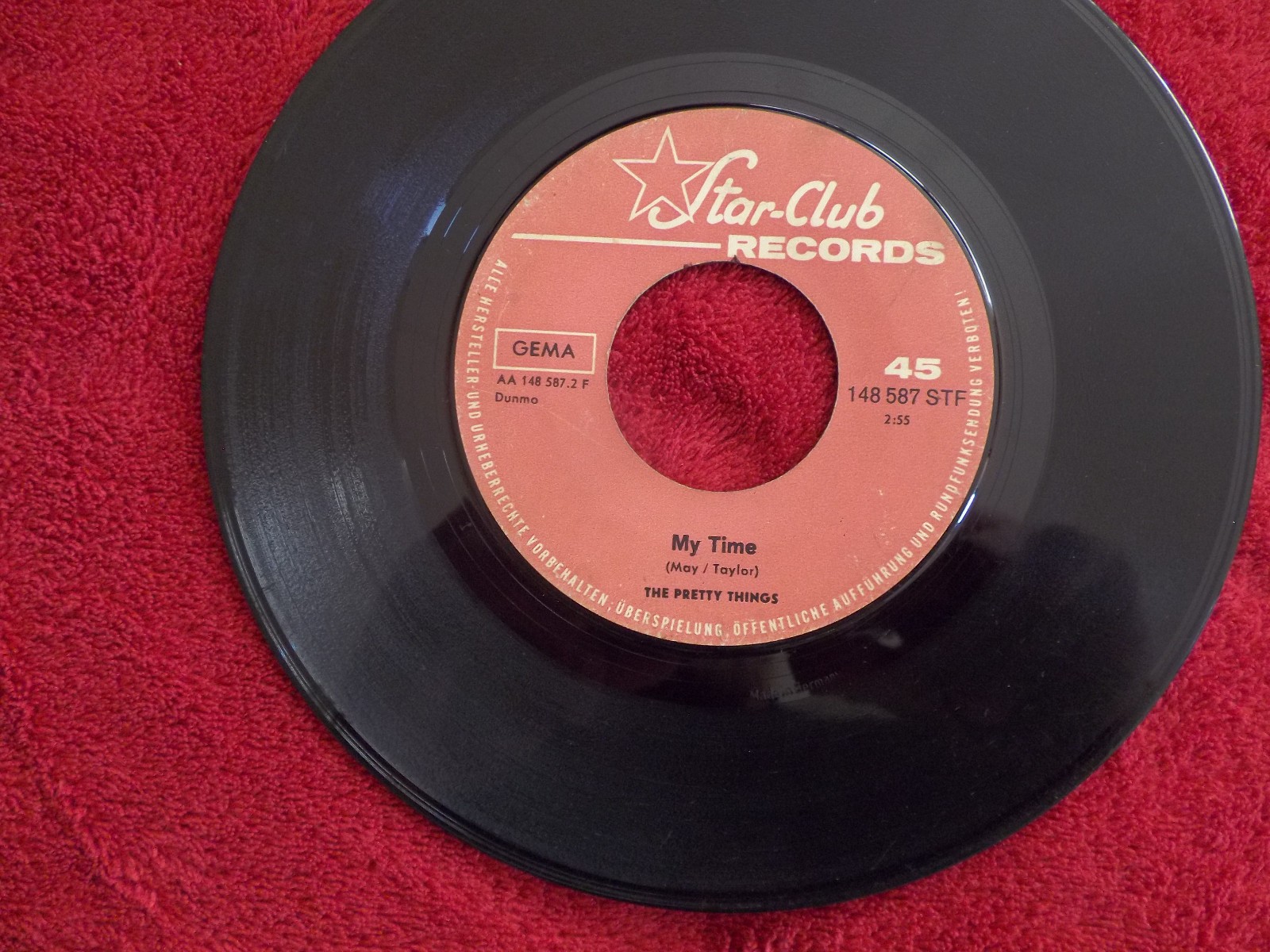 The Pretty Things – Children / My time | deutsche Star-Club-Records-Single, Bild 2