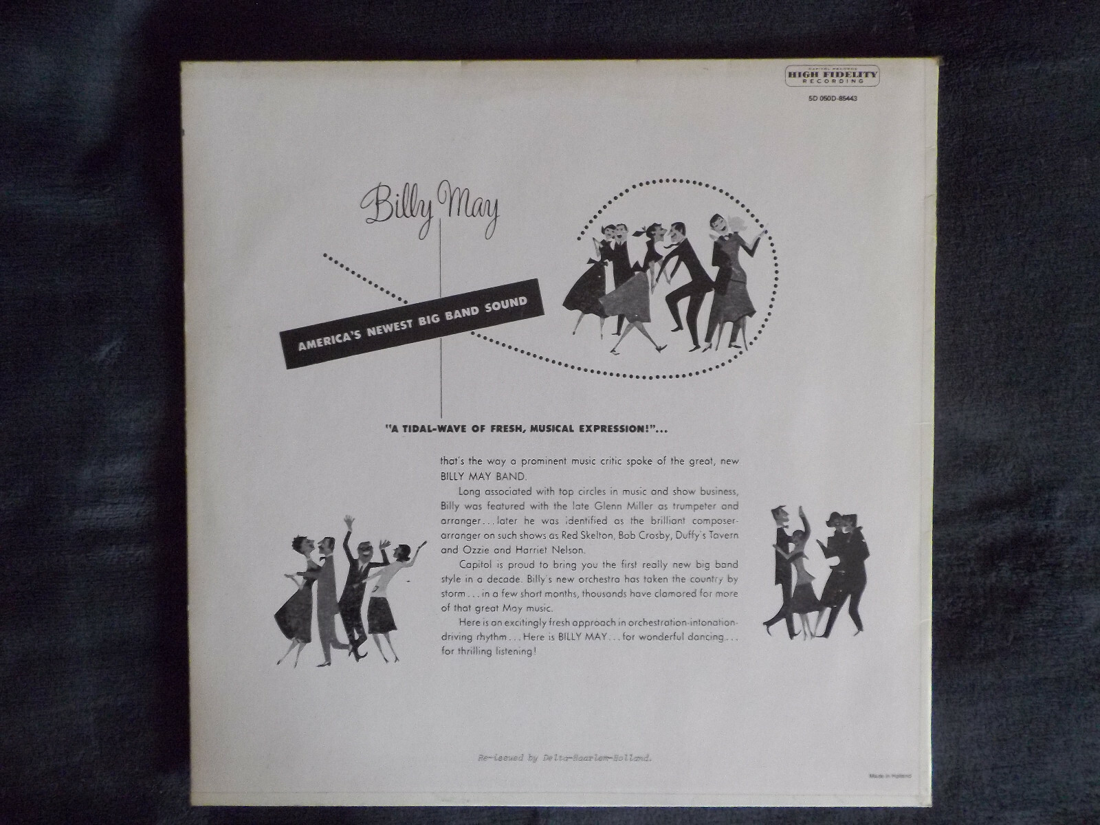 Billy May – Big Band bash ! | Capitol Records LP, Niederlande, Bild 3