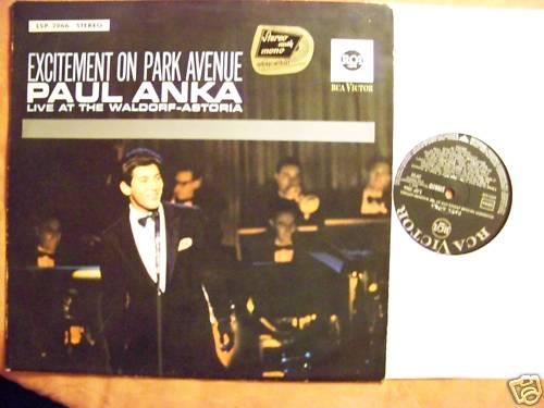 Paul Anka – Excitement on Park Avenue (LP, Stereo)