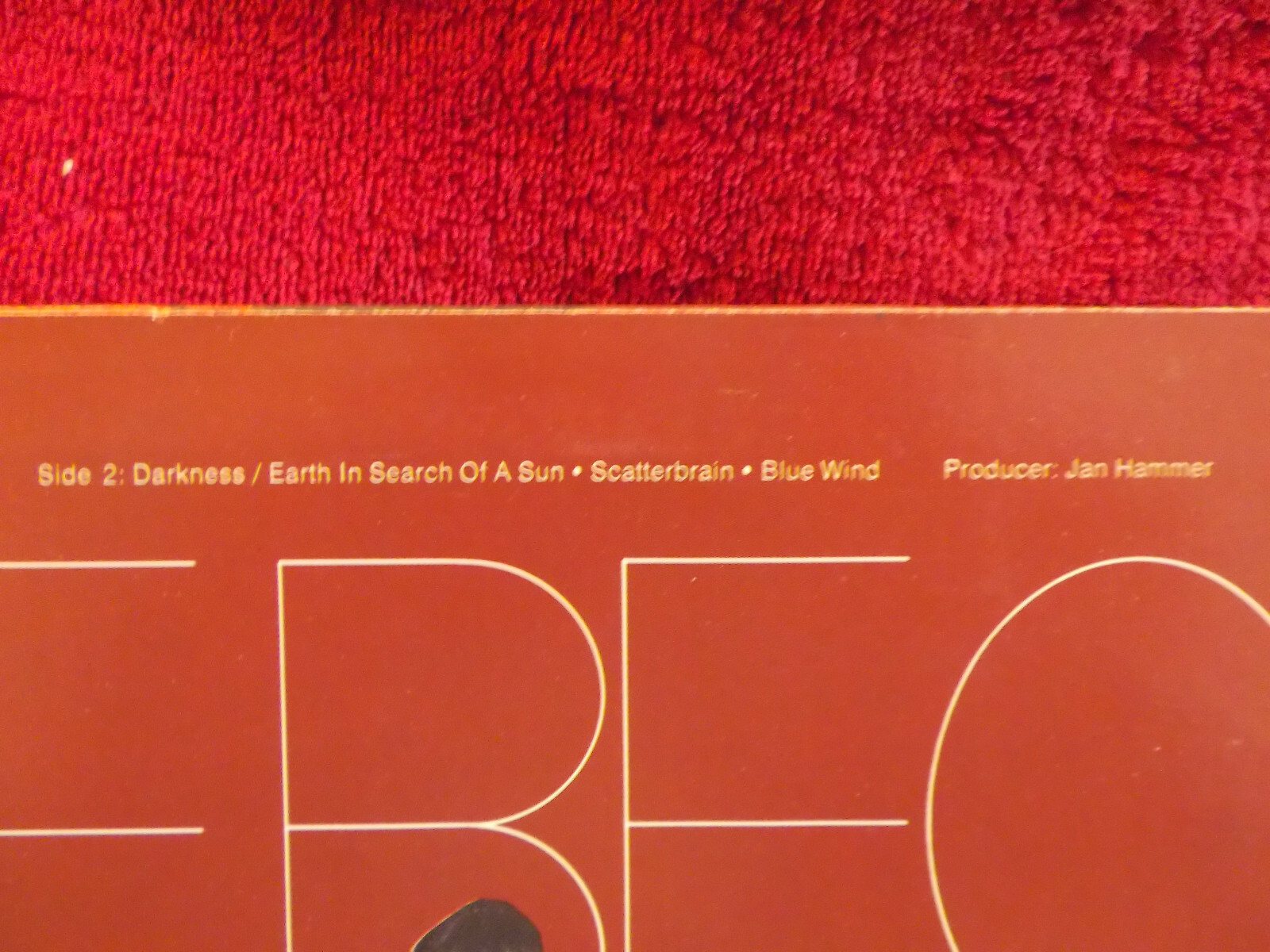 Jeff Beck with the Jan Hammer Group – Live (LP, 1977, Deutschland), Bild 4