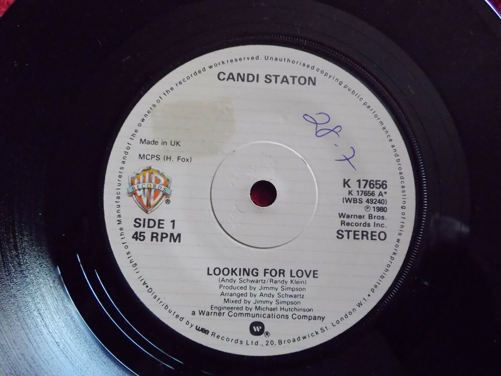 Candi Staton – Looking for love / It´s real (Warner Bros. Records, K 17656)