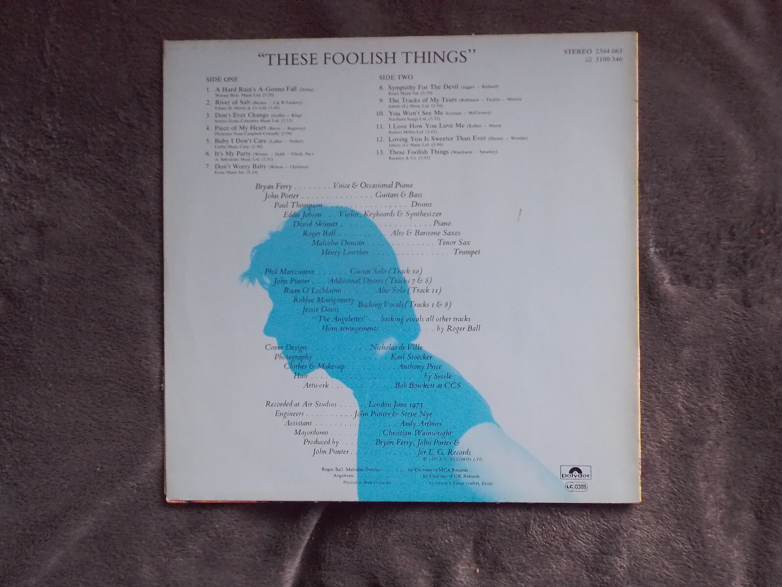 Bryan Ferry – These Foolish Things · Polydor LP, Bild 2