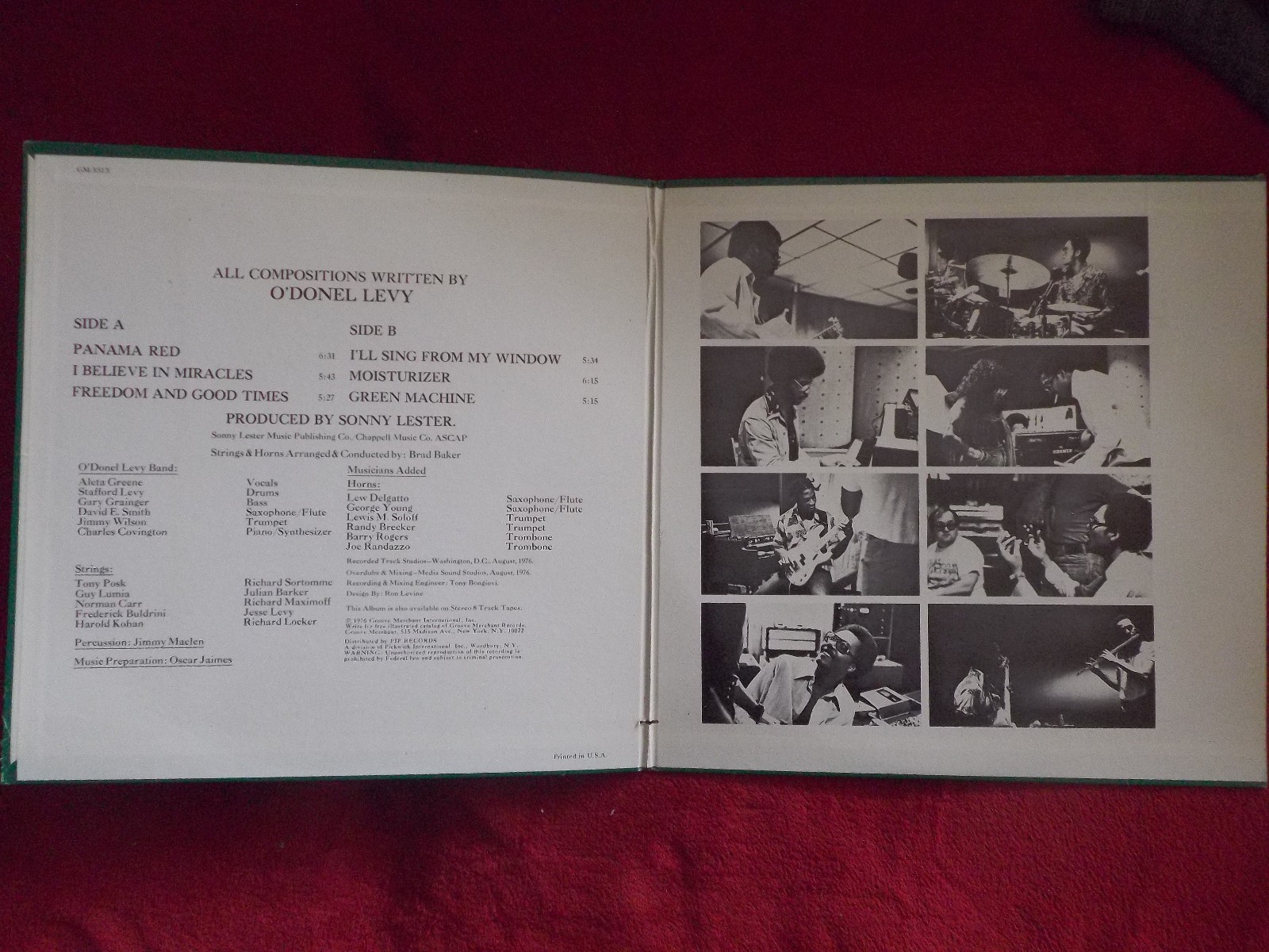 O´Donel Levy – Windows | Groove Merchant Records GM-3313, Bild 2