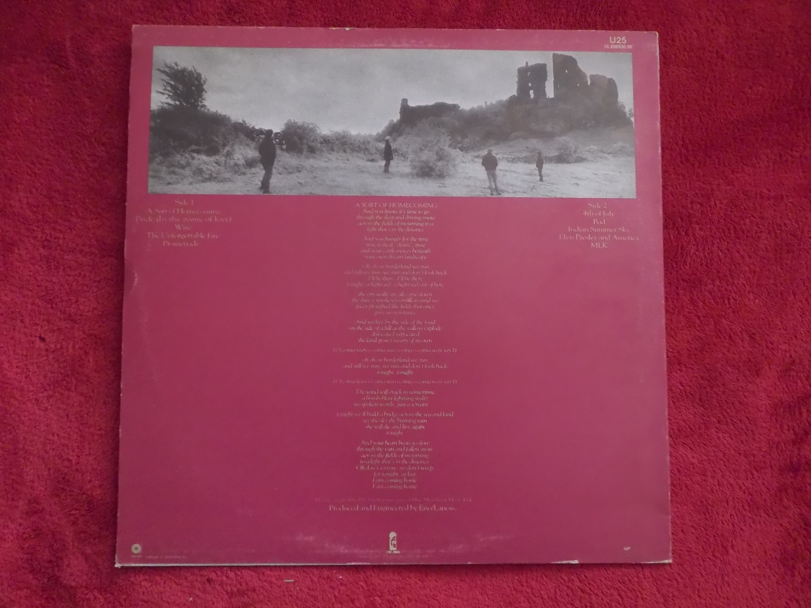 U2 – The Unforgettable Fire (LP, Portugal), Bild 4