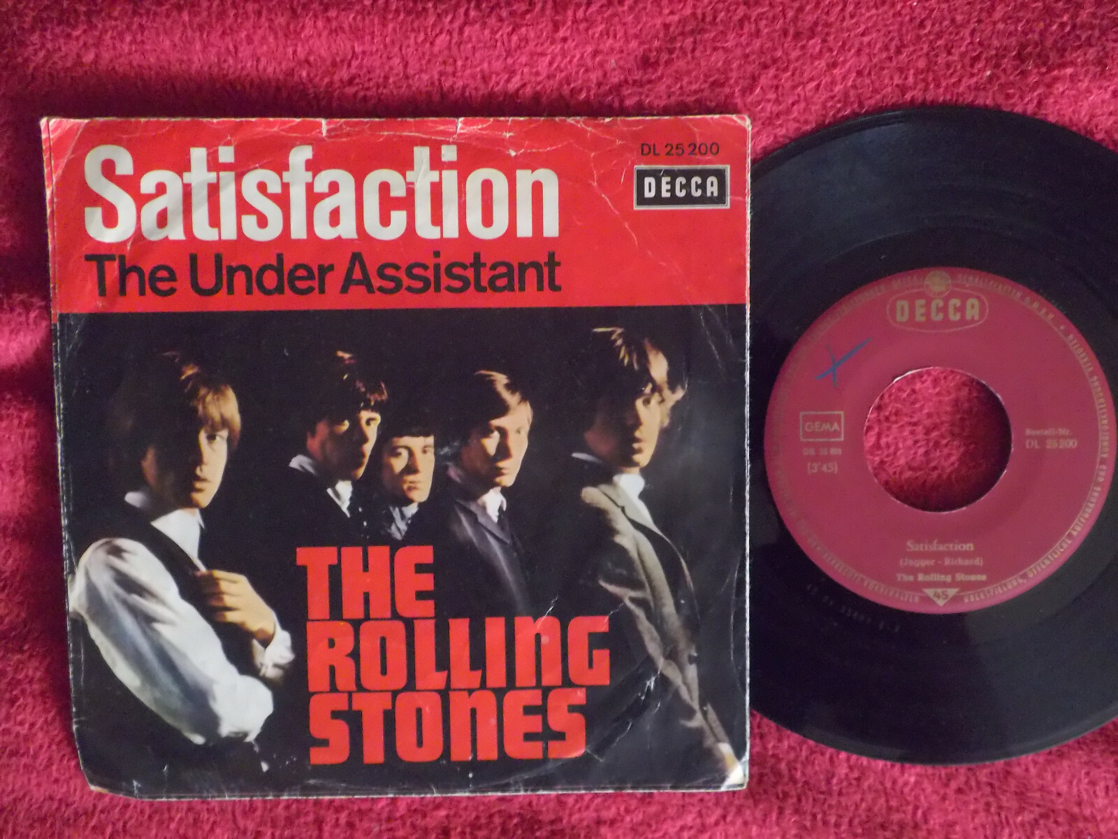 The Rolling Stones – Satisfaction / The Under Assistant West Coast Promotion Man – Decca
