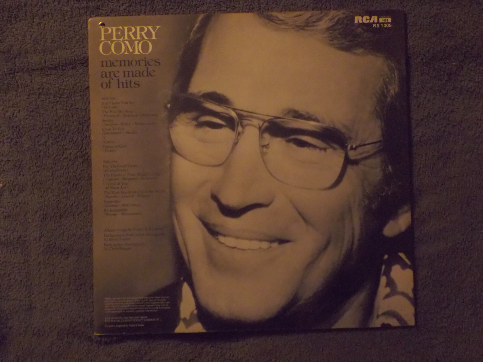 Perry Como – Memories are made of hits (LP, RCA Records), Bild 2