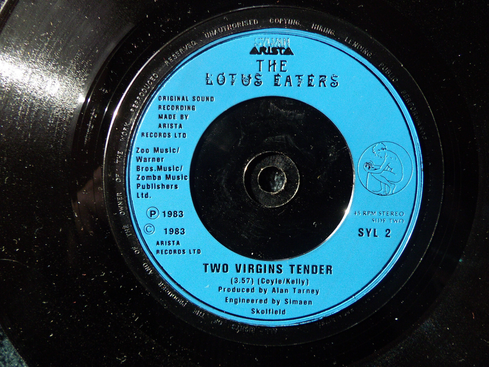 The Lotus Eaters – You don´t need someone new / Two virgins tender (Arista Records, SYL 2), Bild 2