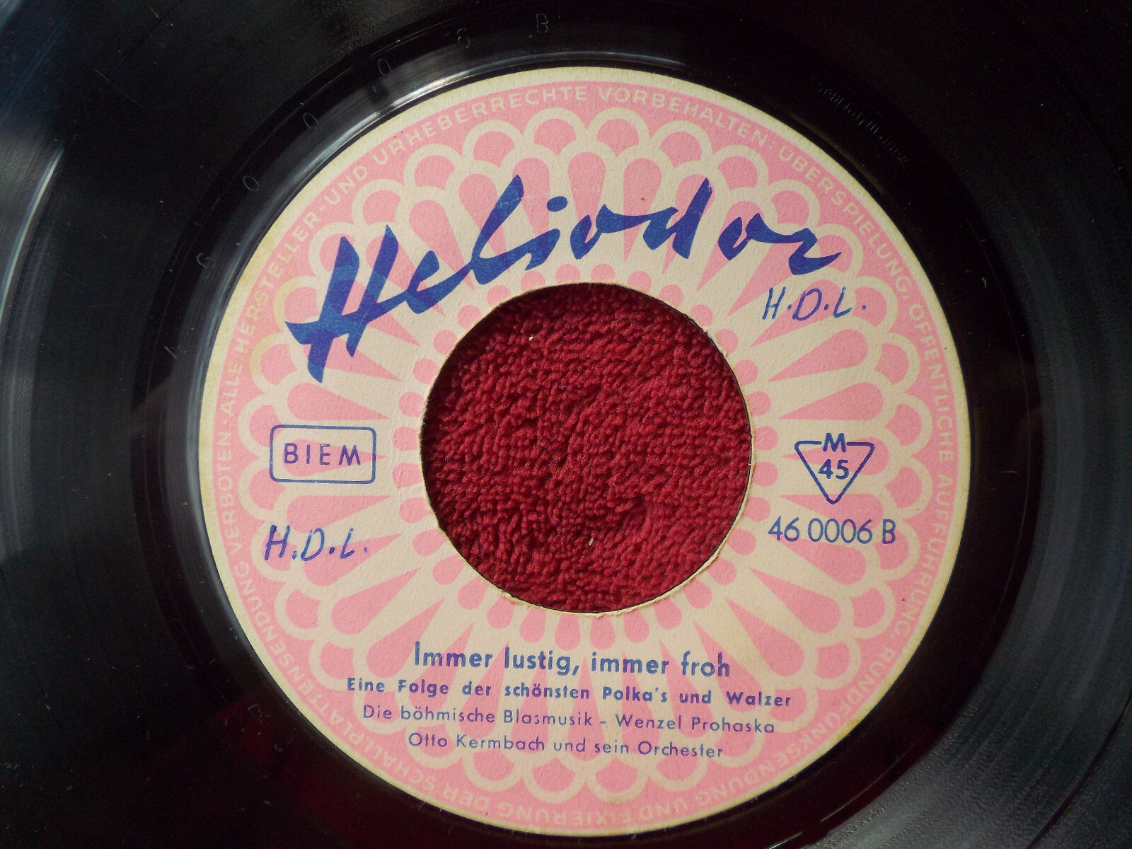 Otto Kermbach und sein Orchester – Immer lustig, immer froh | Heliodor 46 0006, Bild 2