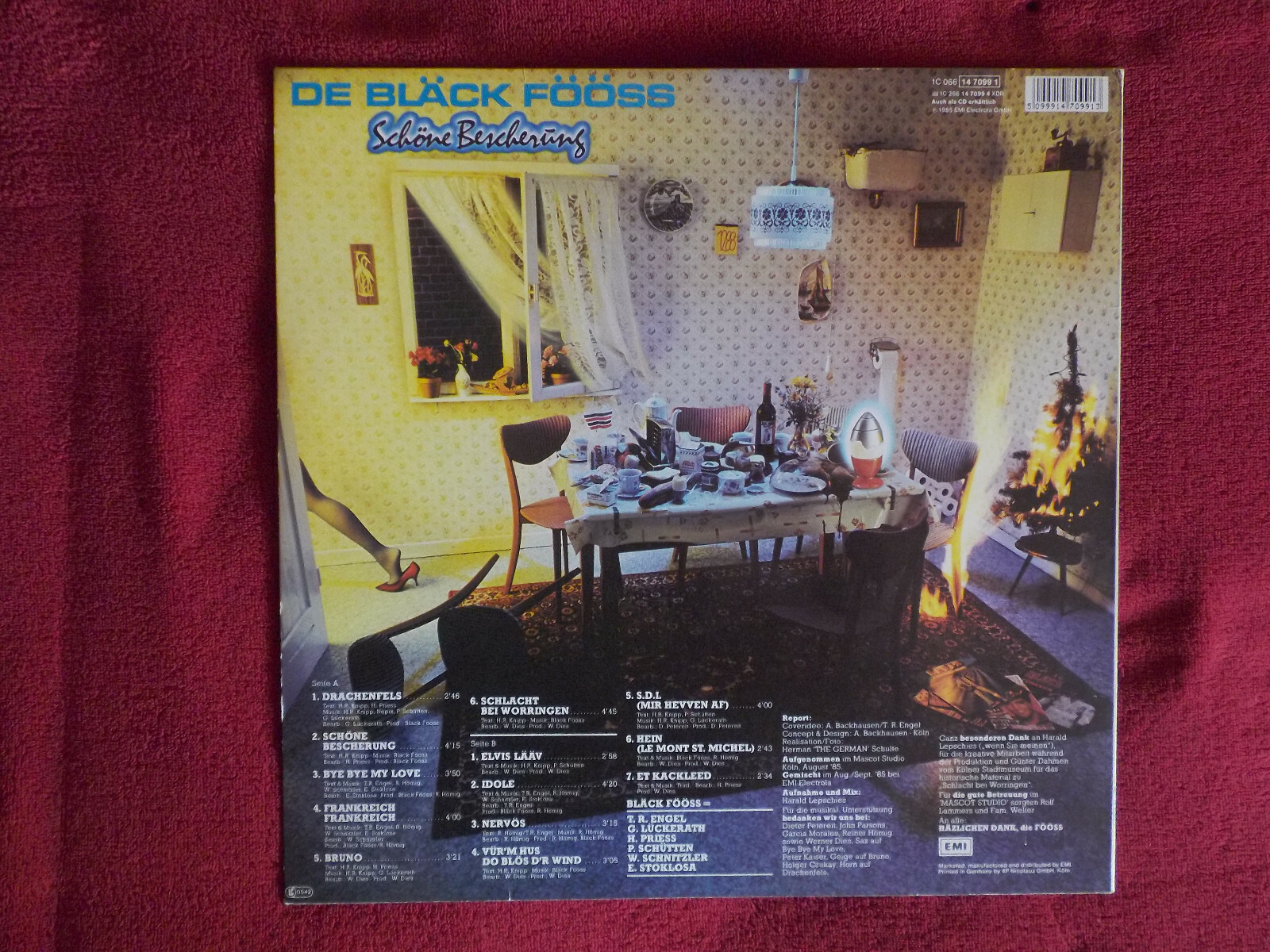 Bläck Fööss – Schöne Bescherung (EMI, LP, 1985), Bild 2