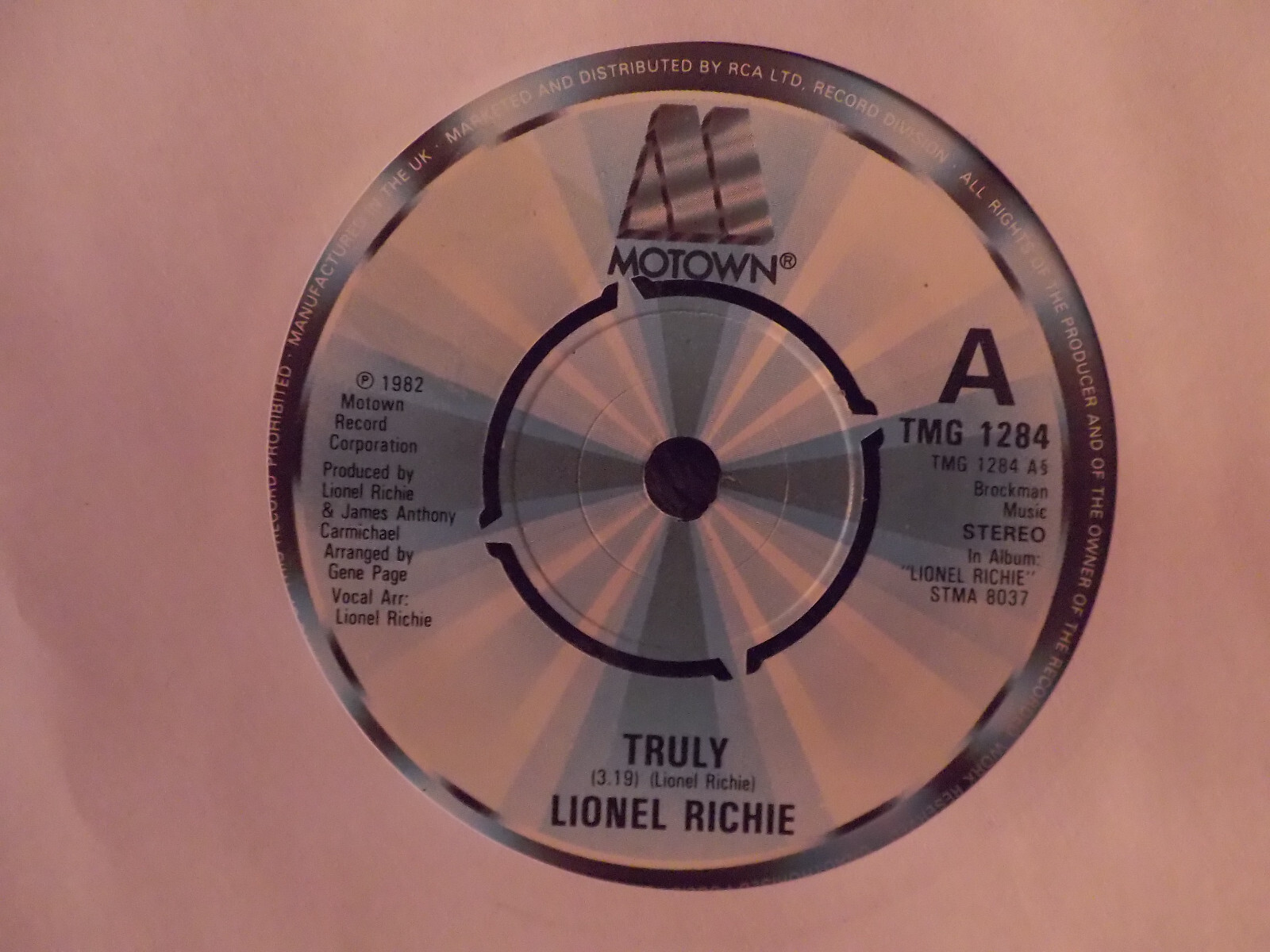 Lionel Richie – Se la / Serves you right (Motown 45, Deutschland, 1982)