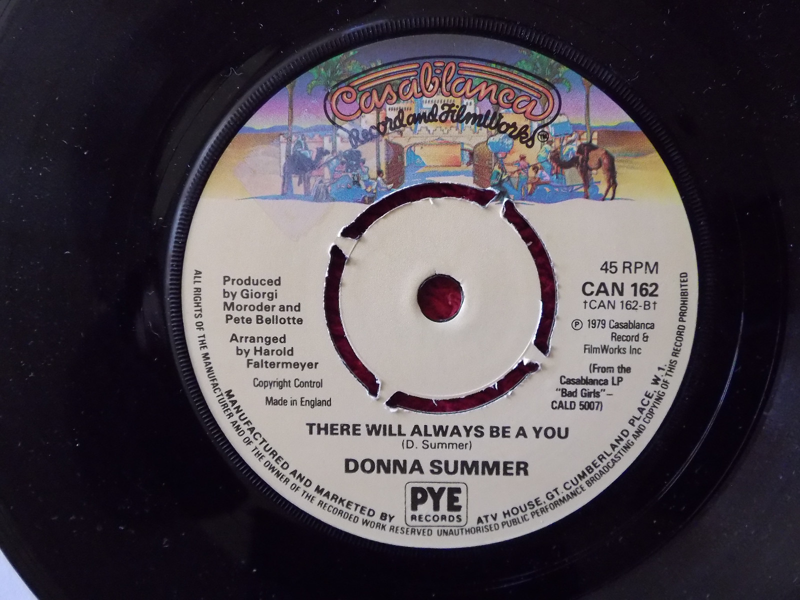 Donna Summer – Dim all the lights / There will always be a you (Single, 1979), Bild 2