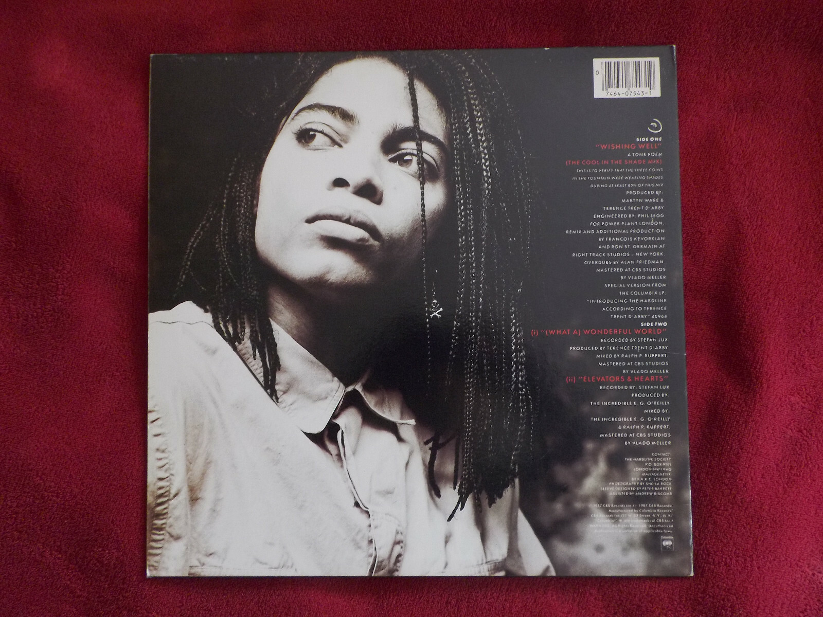 Terence Trent D’Arby – Wishing Well / Wonderful World + Elevators & Hearts (US Maxi-Single, 1987), Bild 2