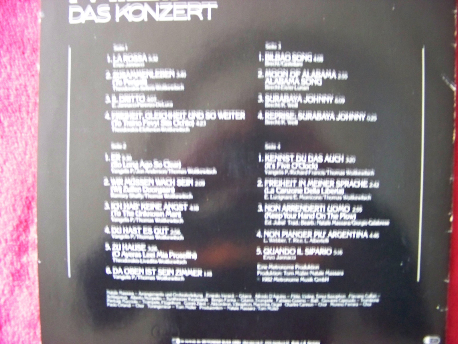 Milva – Das Konzert | Metronome Records 0080.074 | Doppel-LP, Bild 3