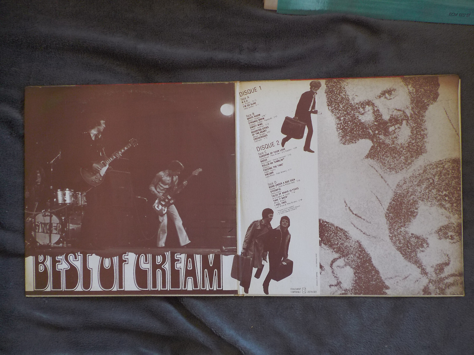 Cream – Best of Cream | Französische Doppel-LP, Polydor, 1973, Bild 2