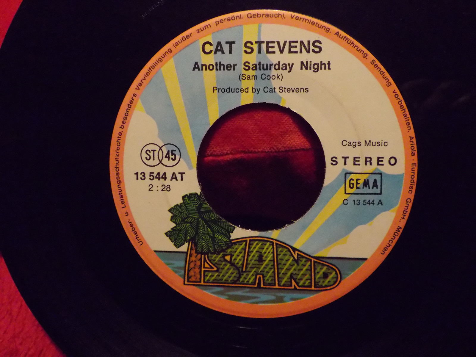 Cat Stevens – Another Saturday Night / Home in the Sky (7″-Single)