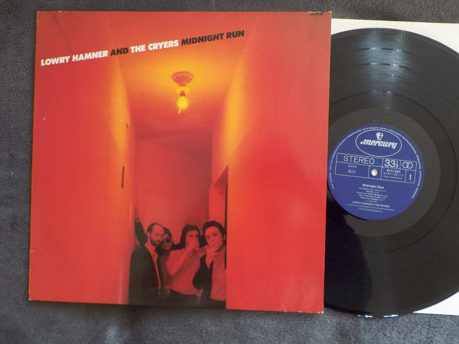 Lowry Hamner and The Cryers – Midnight run (Mercury, 1979)