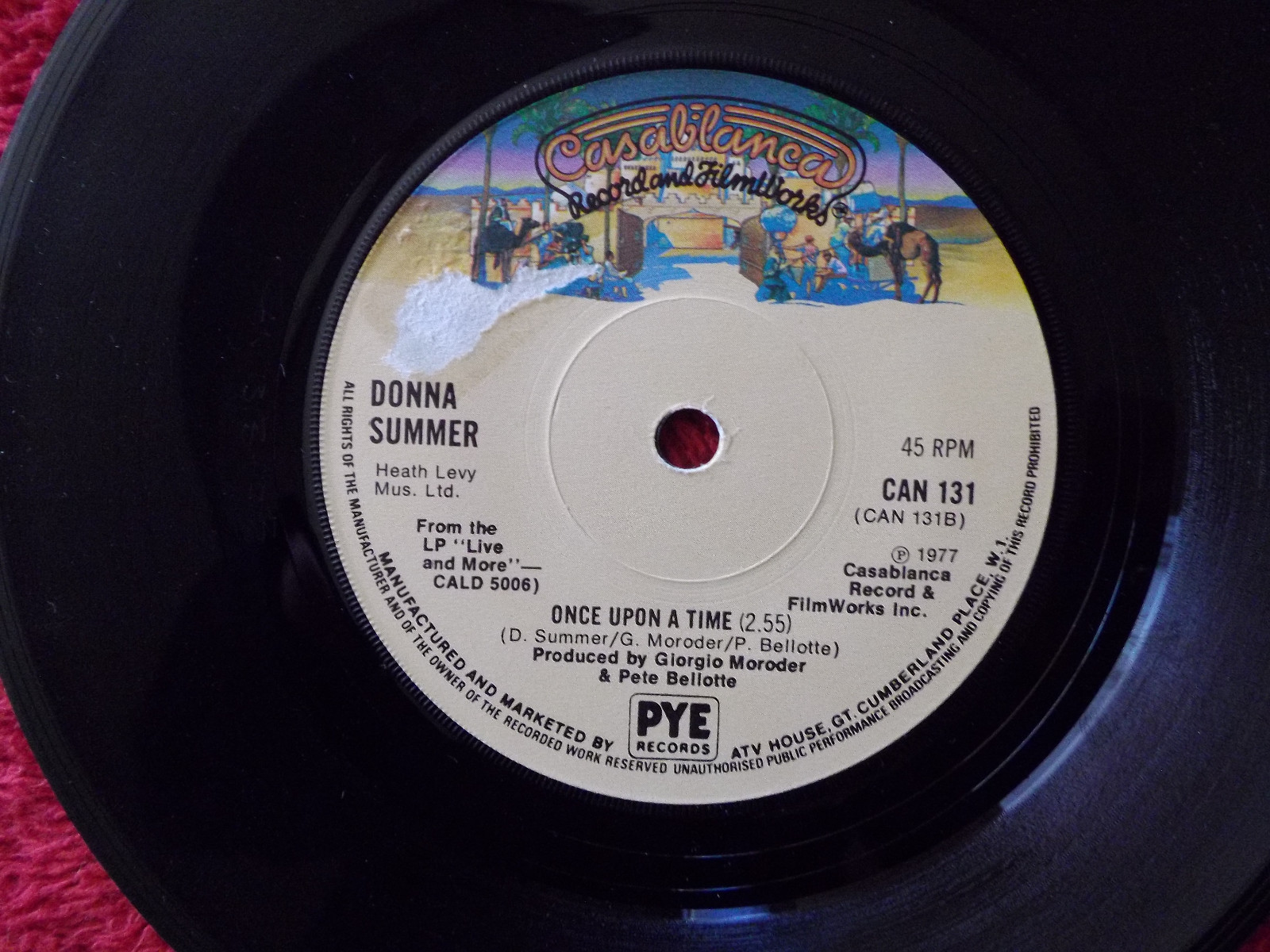 Donna Summer – MacArthur Park / Once Upon a Time (Live), CAN 131, 1978, Bild 2