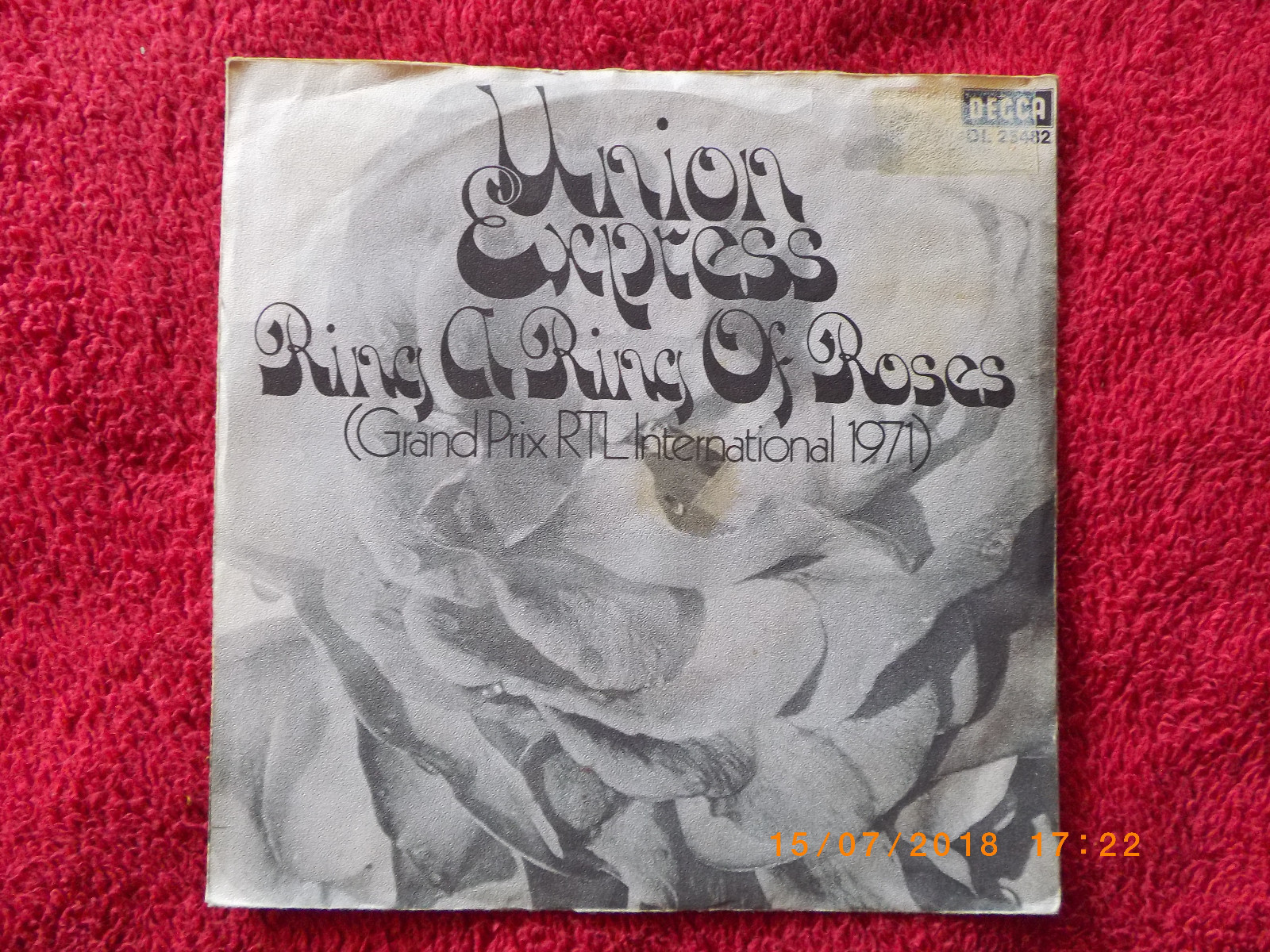 Union Express – Ring a ring of roses / Emily knows (Decca, DL 25482), Bild 2