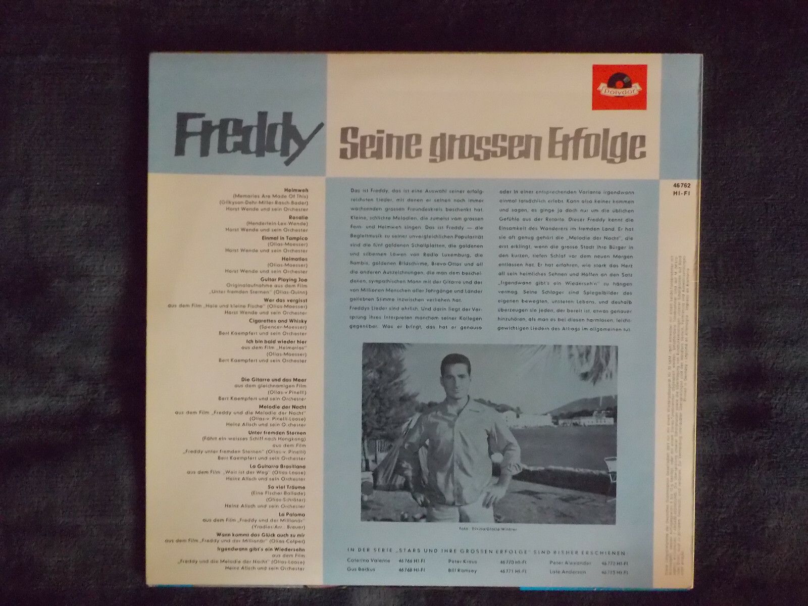 Freddy – Seine grossen Erfolge | Polydor LP, Bild 3