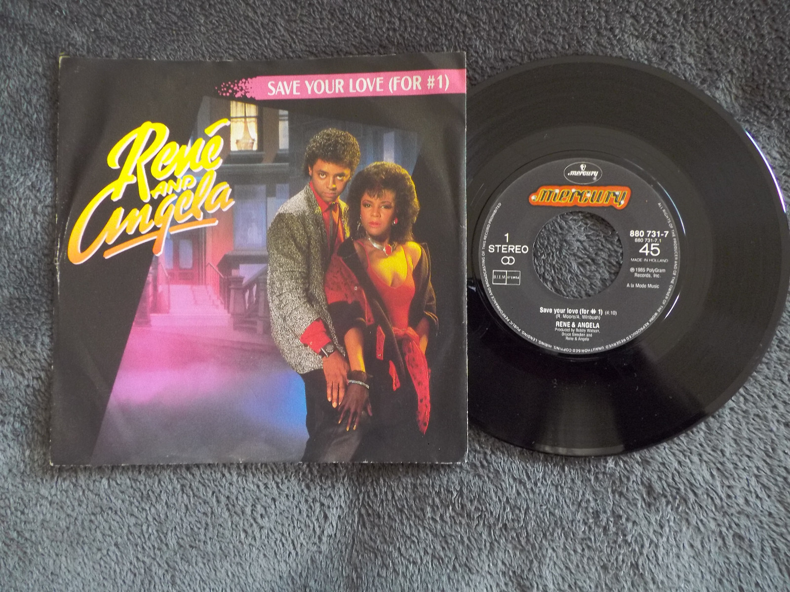 Rene and Angela – Save your love / Save your love (instr.) · Mercury 880 731-7