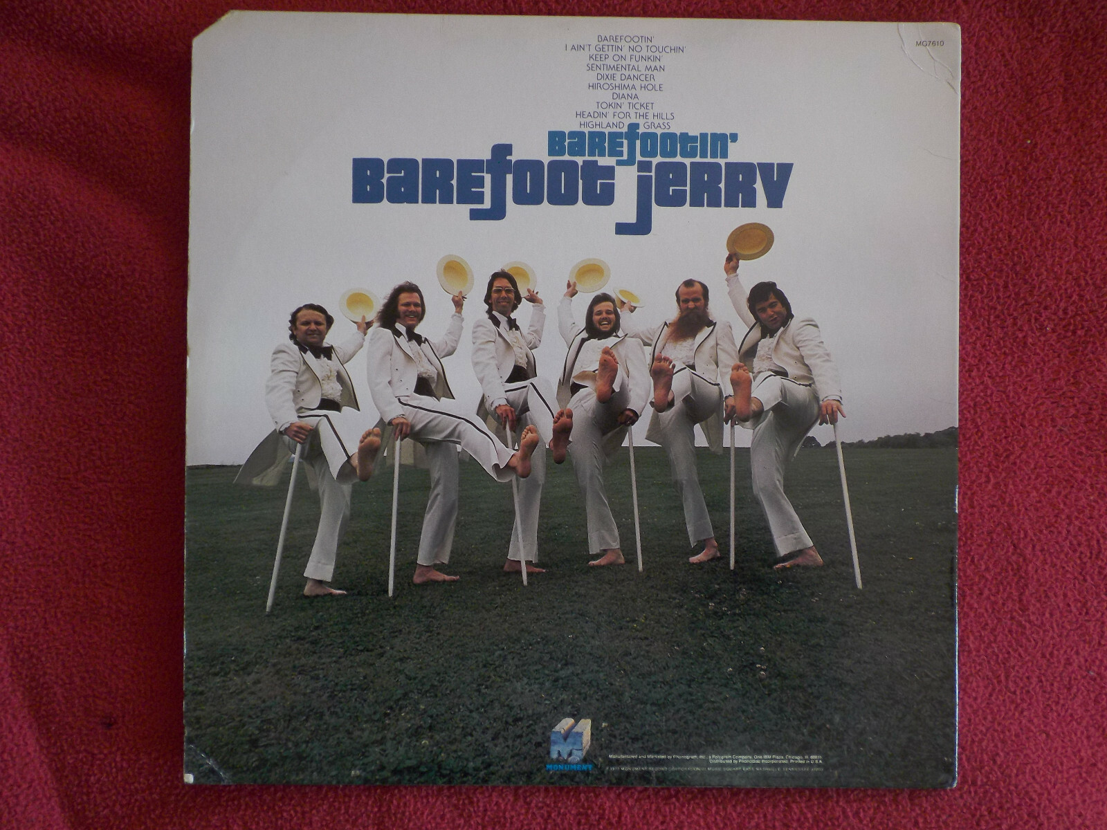 Barefoot Jerry – Barefootin` (Monument Records, MG 7610, US, 1977), Bild 2