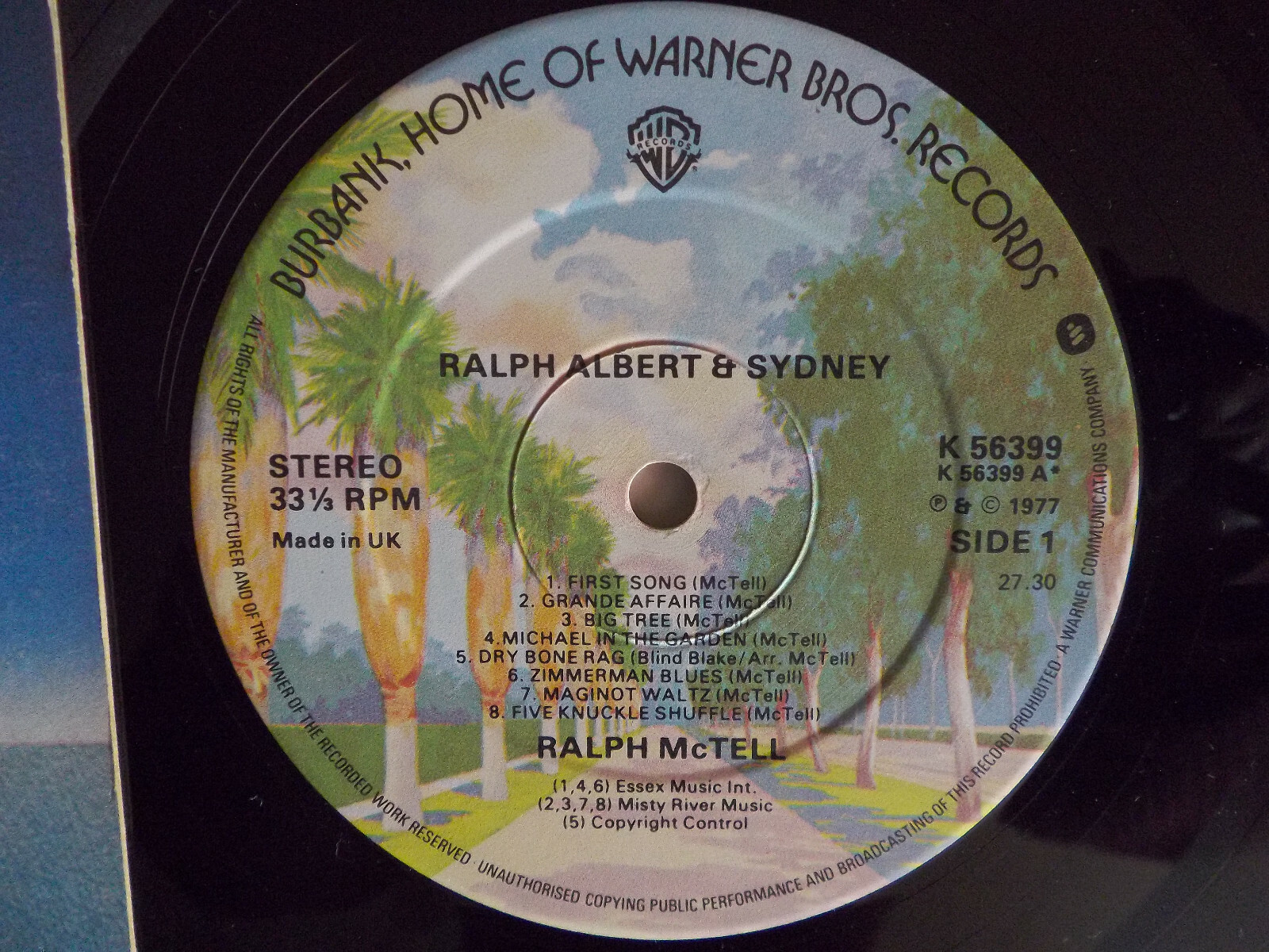 Ralph McTell – Ralph, Albert & Sydney (LP, Warner Bros., 1977), Bild 2
