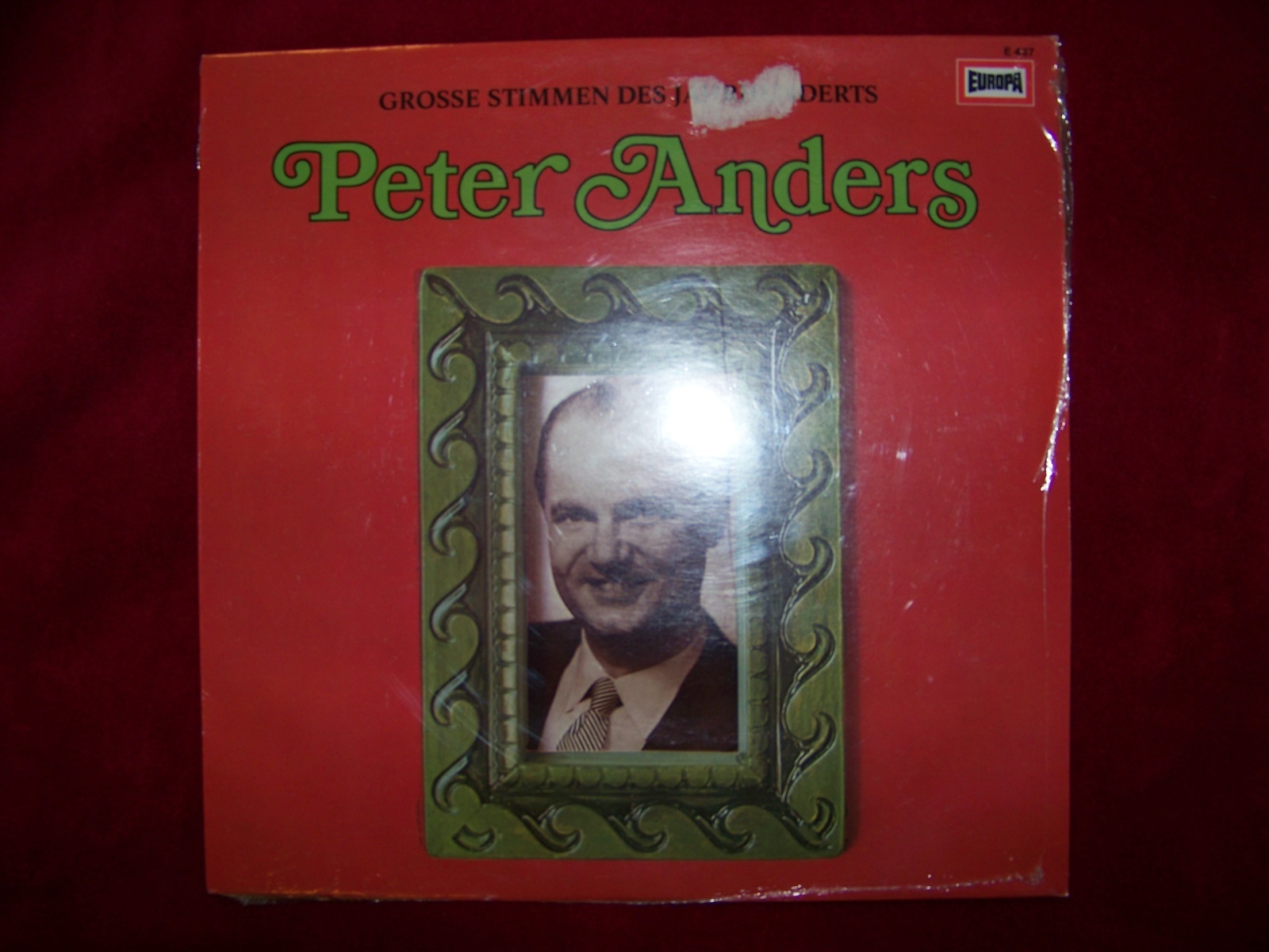 Peter Anders – Grosse Stimmen des Jahrhunderts (Europa Records, LP)