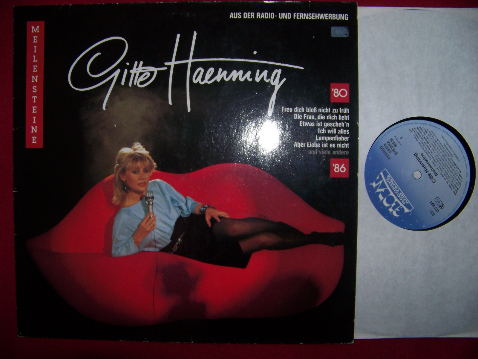 Gitte Haenning – Meilensteine | Global Records 207 621, LP, Deutschland 1986