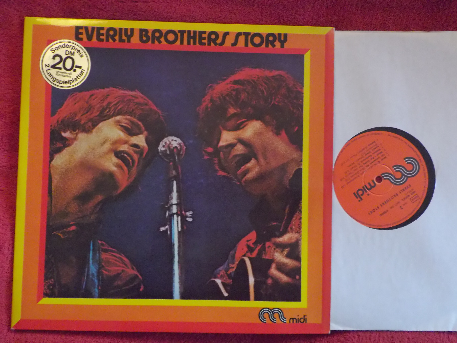 The Everly Brothers – Everly Brothers Story (Doppel-LP, Midi Records)
