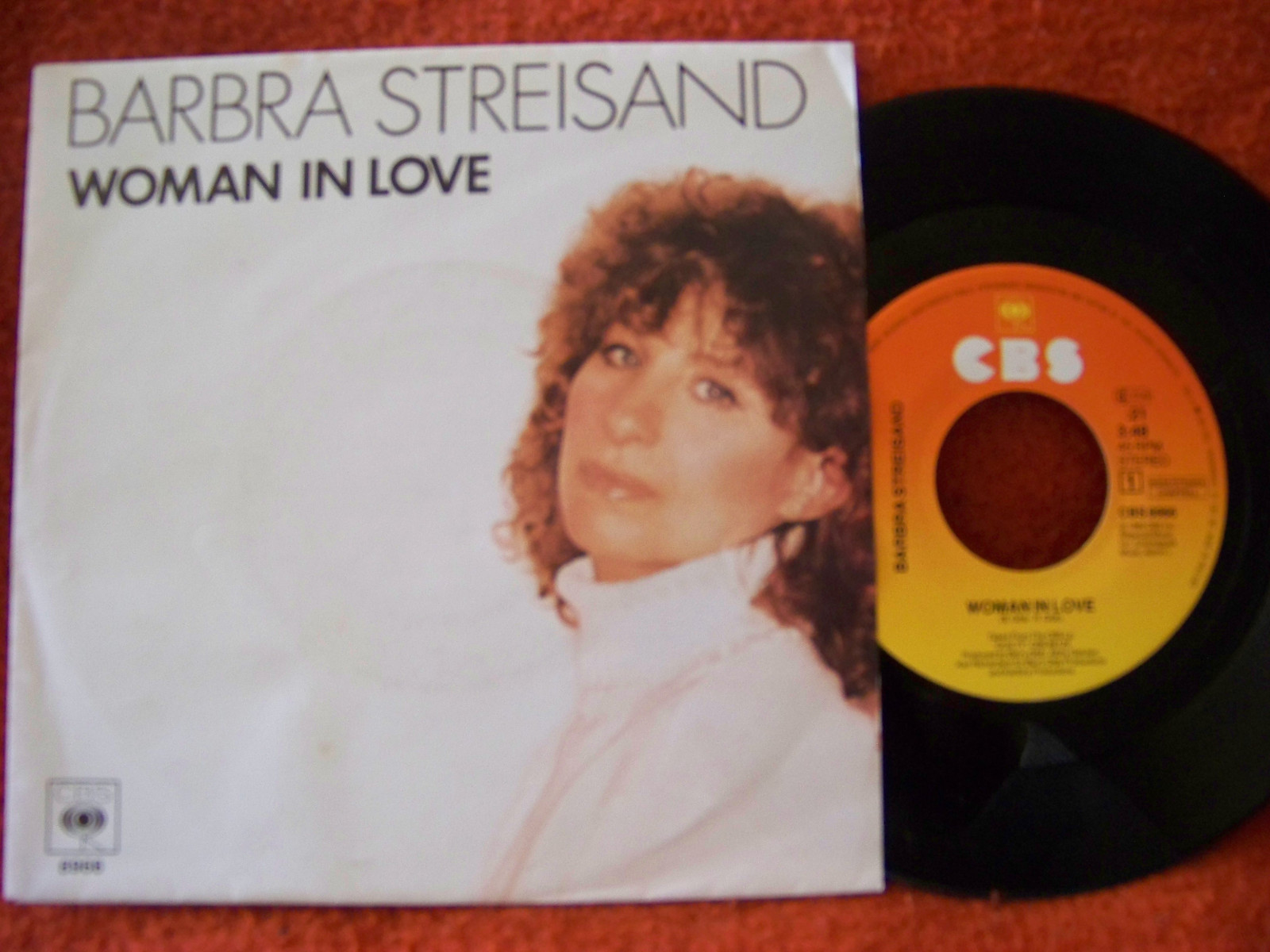 Barbra Streisand – Woman in Love / Run Wild | CBS Records 8966, 1980