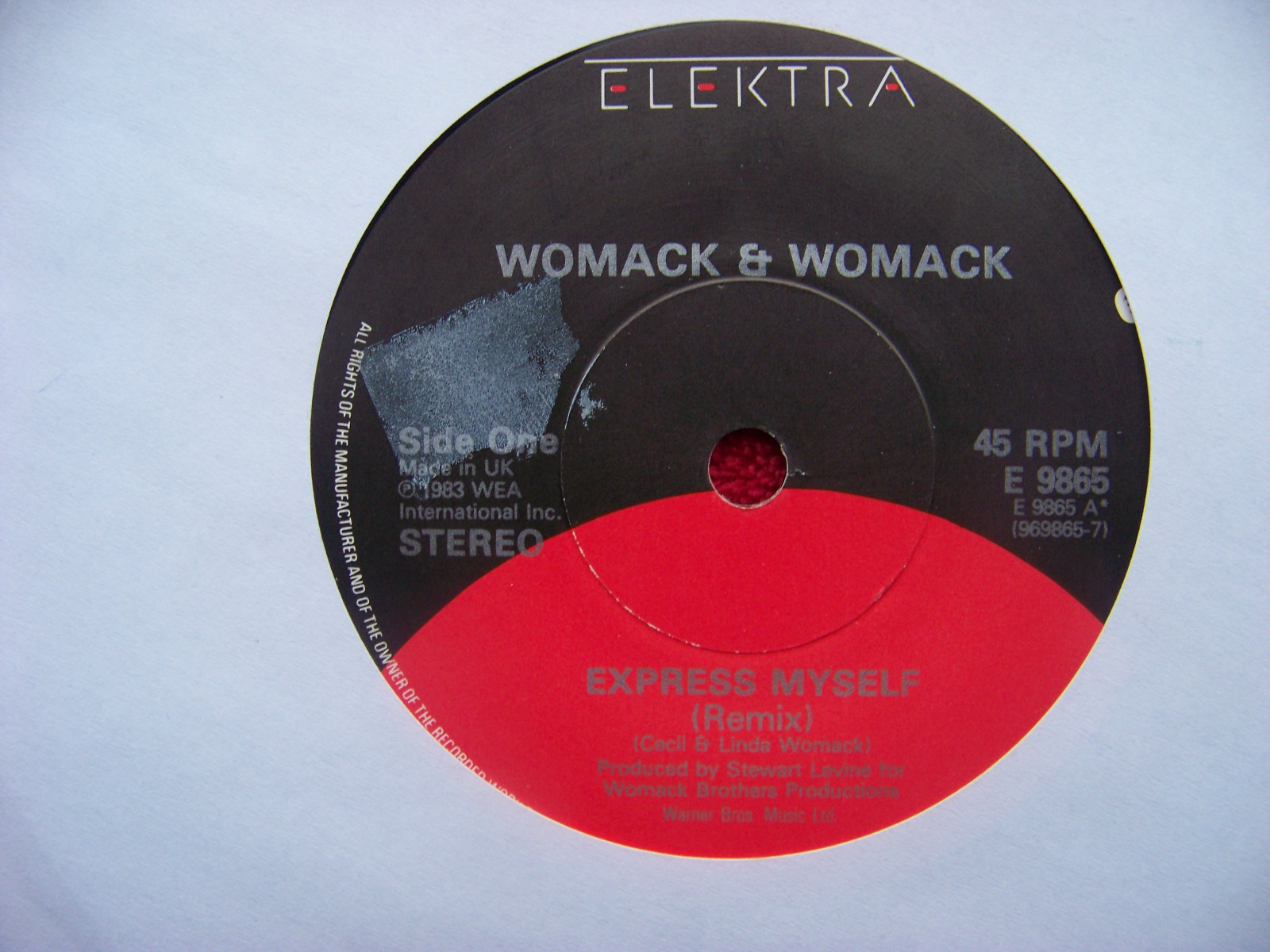 Womack & Womack – Express Myself (Remix) / Woman | UK Single