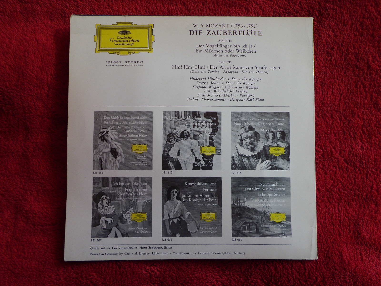 Die Zauberflöte – Dietrich Fischer-Dieskau, Fritz Wunderlich u.a. | Deutsche Grammophon, Bild 2