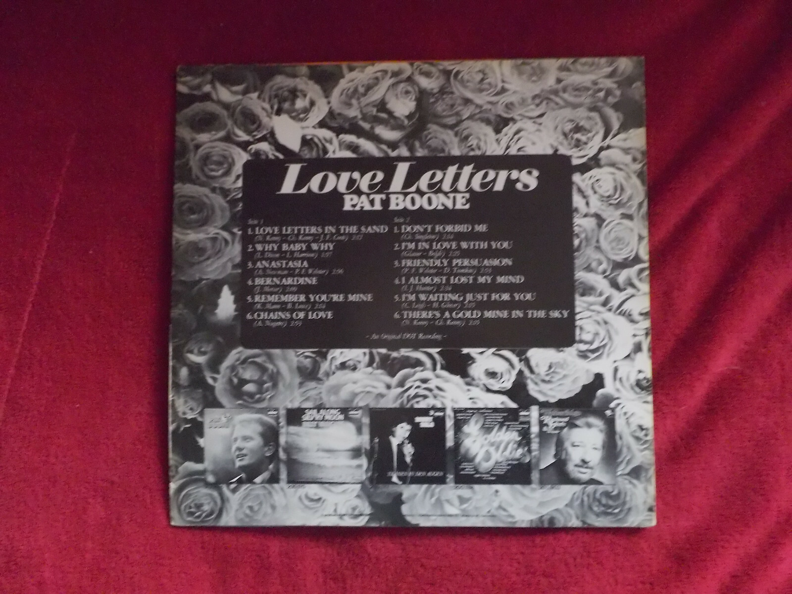 Pat Boone – Love Letters | Metronome Records LP, Bild 2